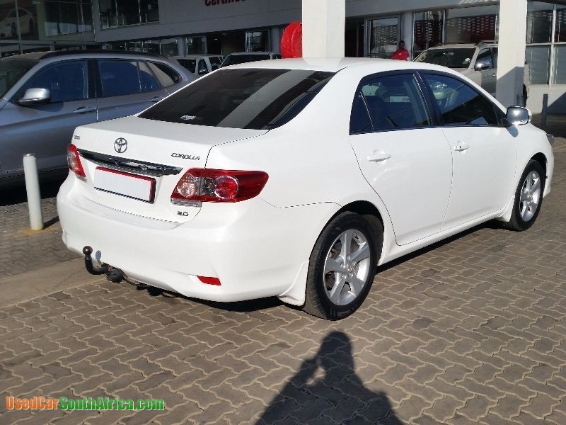 2012 Toyota Corolla 2.0 Exclusive used car for sale in Johannesburg