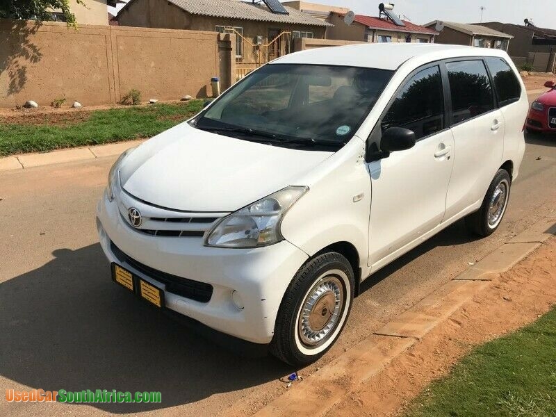 2012 Toyota Avanza 1.5 used car for sale in Benoni Gauteng South Africa